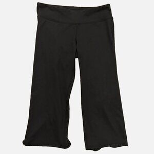 Soybu Lotus Fit Cropped ActiveWear Yoga Pants, Small, Black
